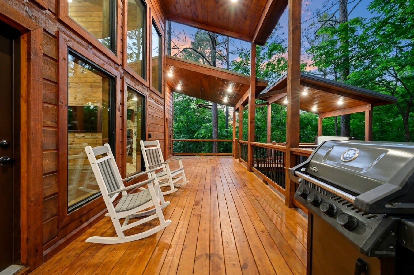 Grill, rock, and unwind under a stunning vaulted deck built for pure relaxation.