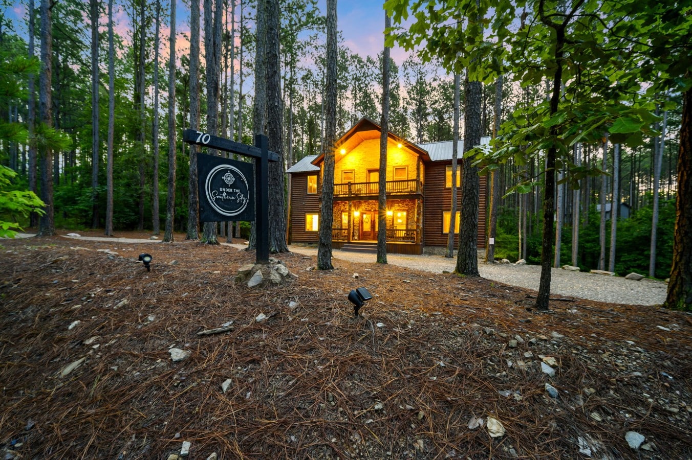 Arrive at your own named retreat u2014 Under the Southern Sky u2014 and leave the world behind.