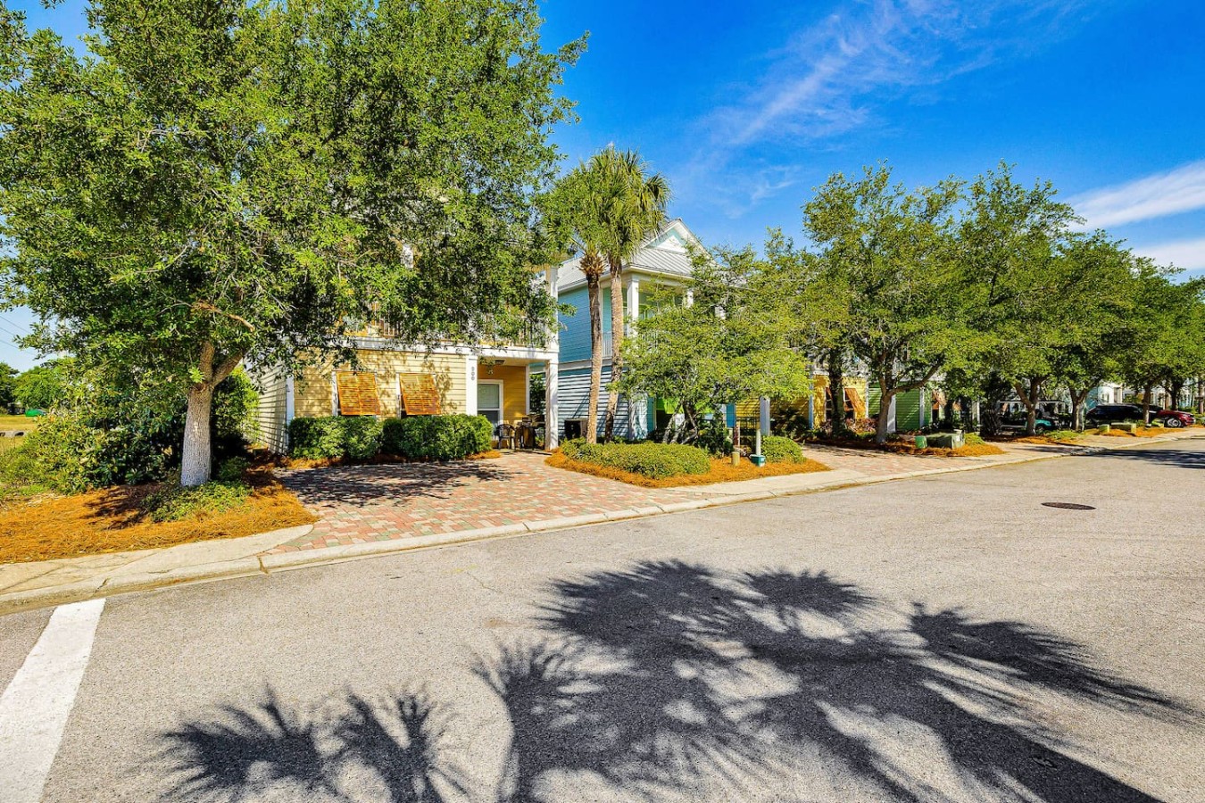 Nestled in a vibrant beachside community bursting with color and tropical charm.