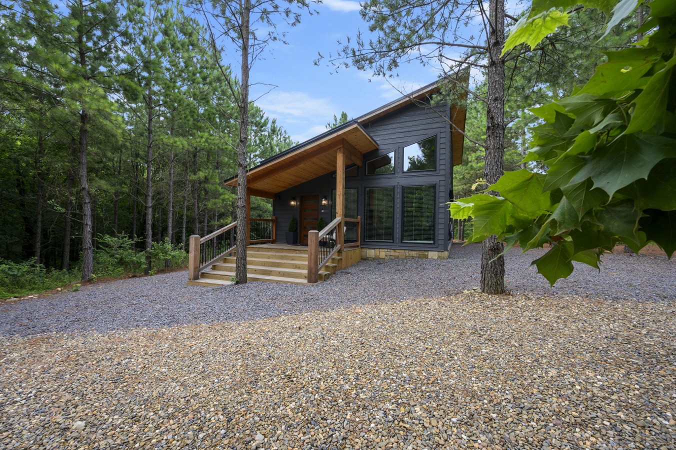 Hidden in the forest canopy, your private retreat sits just waiting to be discovered.