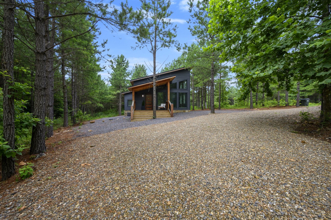Tucked among towering pines, privacy like this is nearly impossible to find.