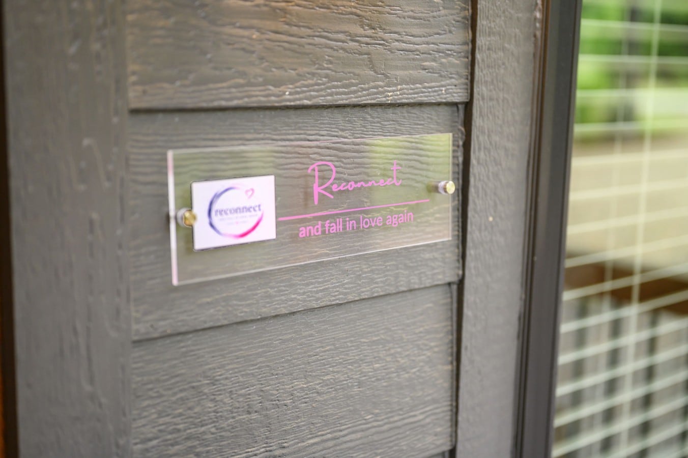 A gentle reminder greets you outside: this trip is about falling in love again.