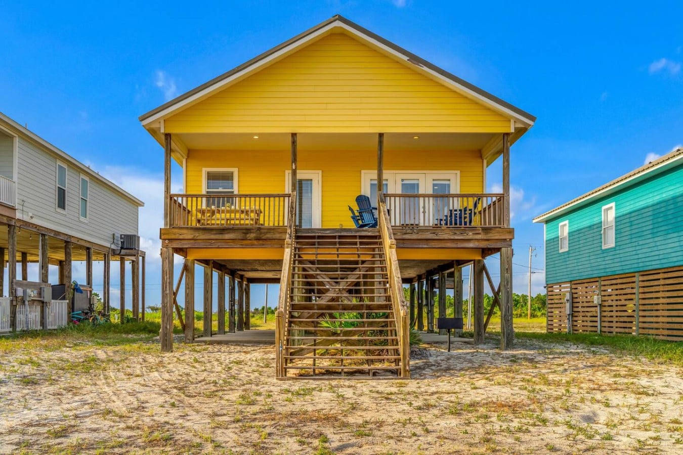Nothing says vacation quite like climbing the steps to your very own beach cottage.