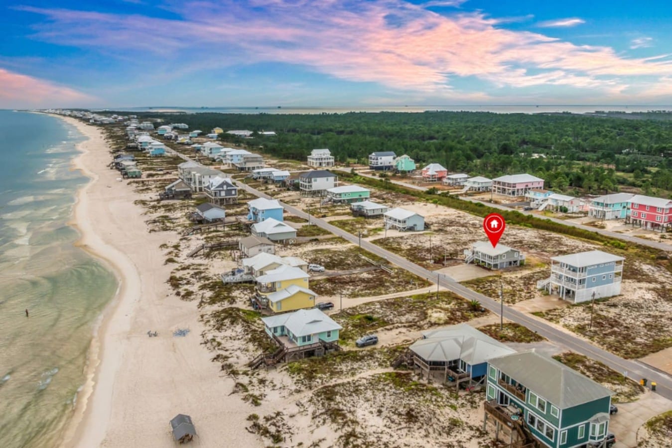 Pinned right on the Gulf — your front-row seat to white sand and turquoise water.