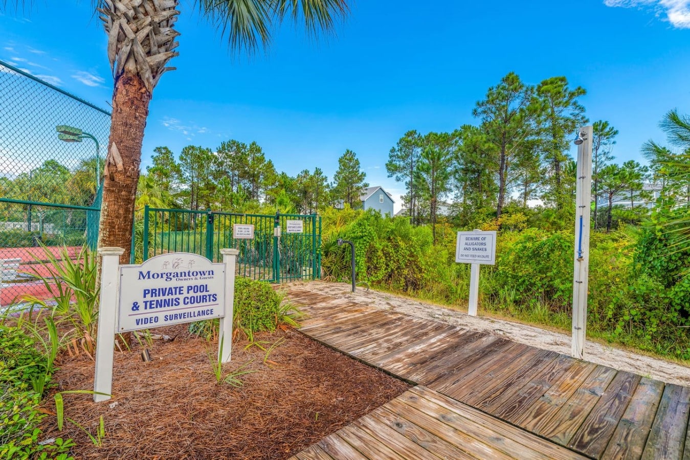 Your private resort entrance sets the tone for a week of pure Florida paradise.