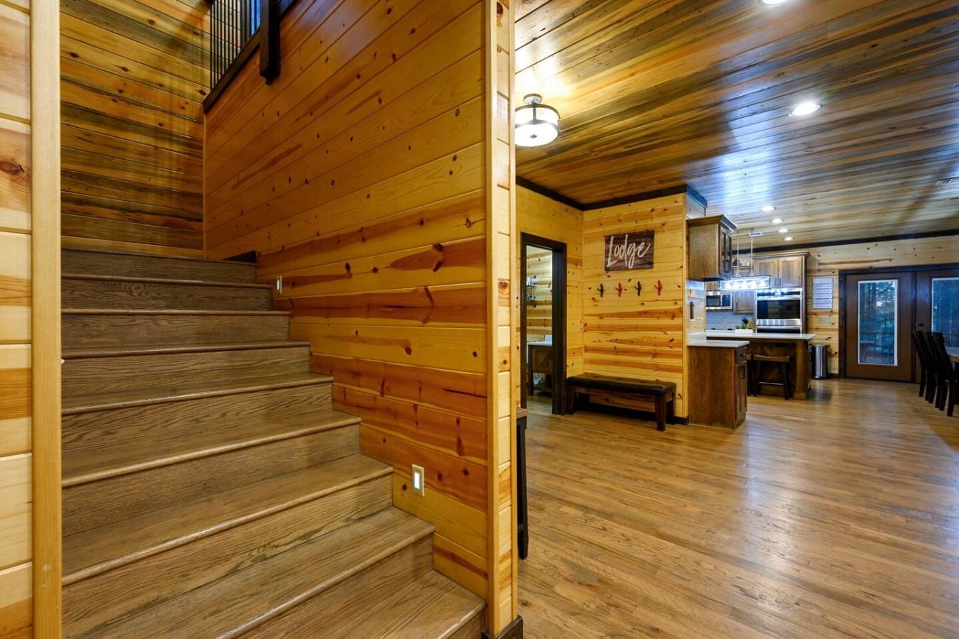 Everything you need is within easy reach in this thoughtfully designed cabin layout.