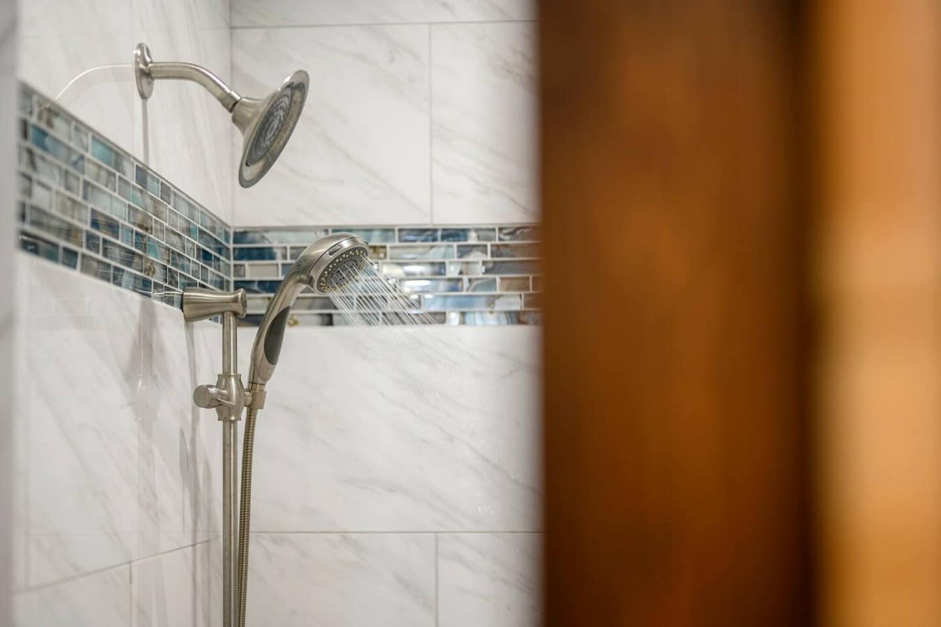 Dual showerheads mean everyone gets the pressure and coverage they actually want.