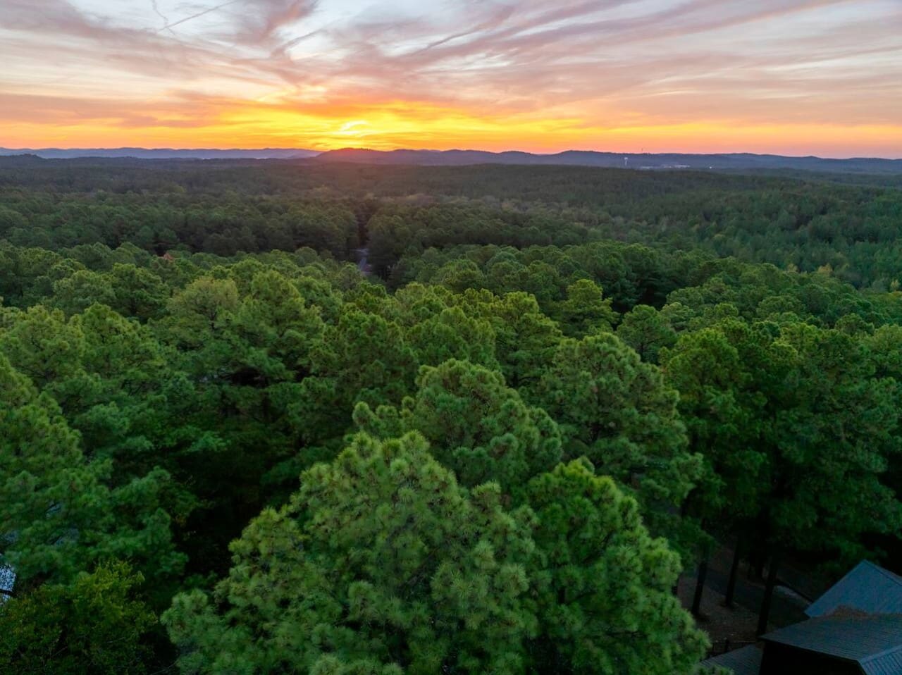 Wake up knowing these rolling mountain sunsets are yours all week long.