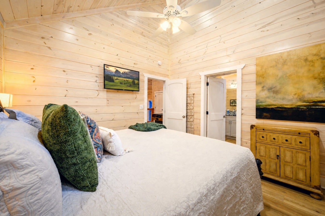 Wake refreshed in a bright, airy room with everything you need steps away.