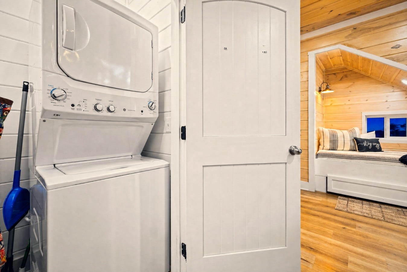 Pack light knowing a full washer and dryer keep everyone fresh throughout your stay.