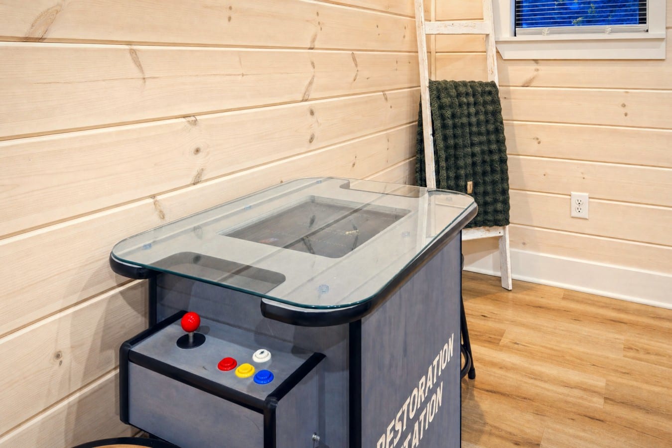 Rack up high scores on a classic arcade cabinet and own ultimate bragging rights all week.