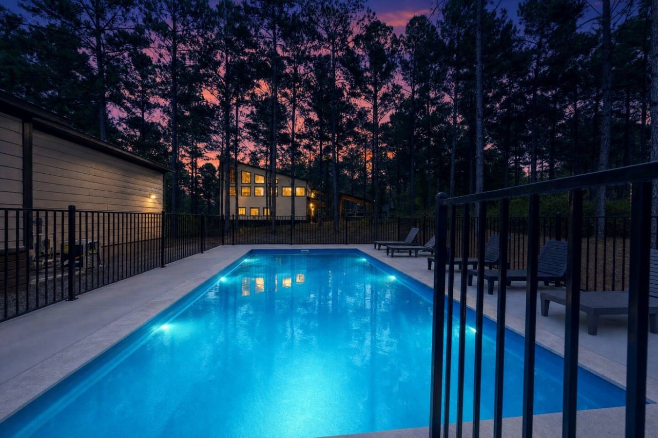 That glowing blue pool against a purple sky is even more breathtaking in person.