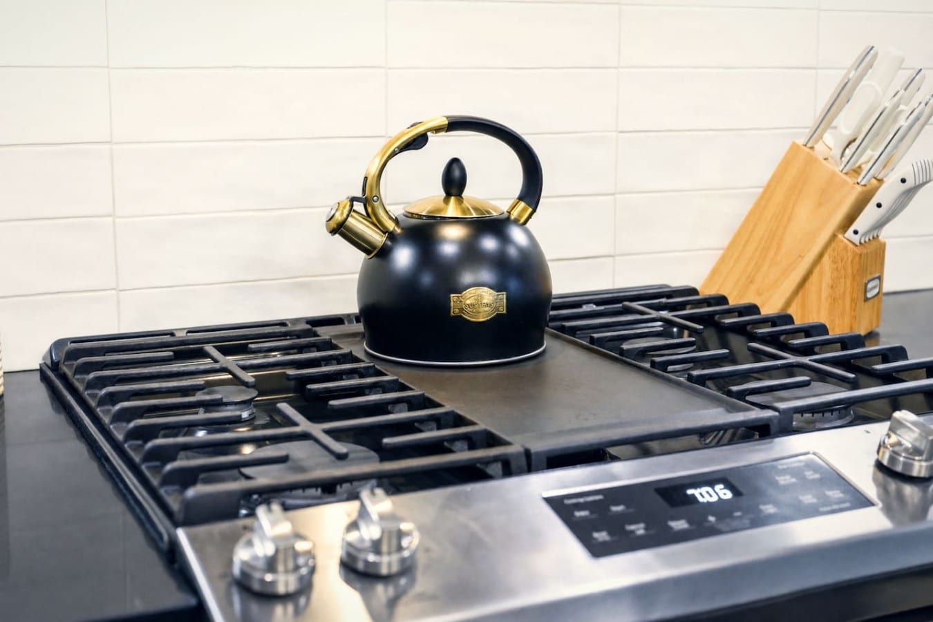 A fully stocked kitchen means home-cooked meals are always part of the plan.